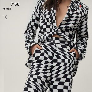 Checkered Bowie Suit